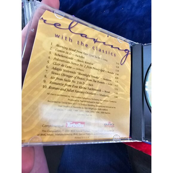 CD~RELAXING WITH THE CLASSICS LONDON SYMPHONY ORCHESTRA‎ - Picture 5 of 5